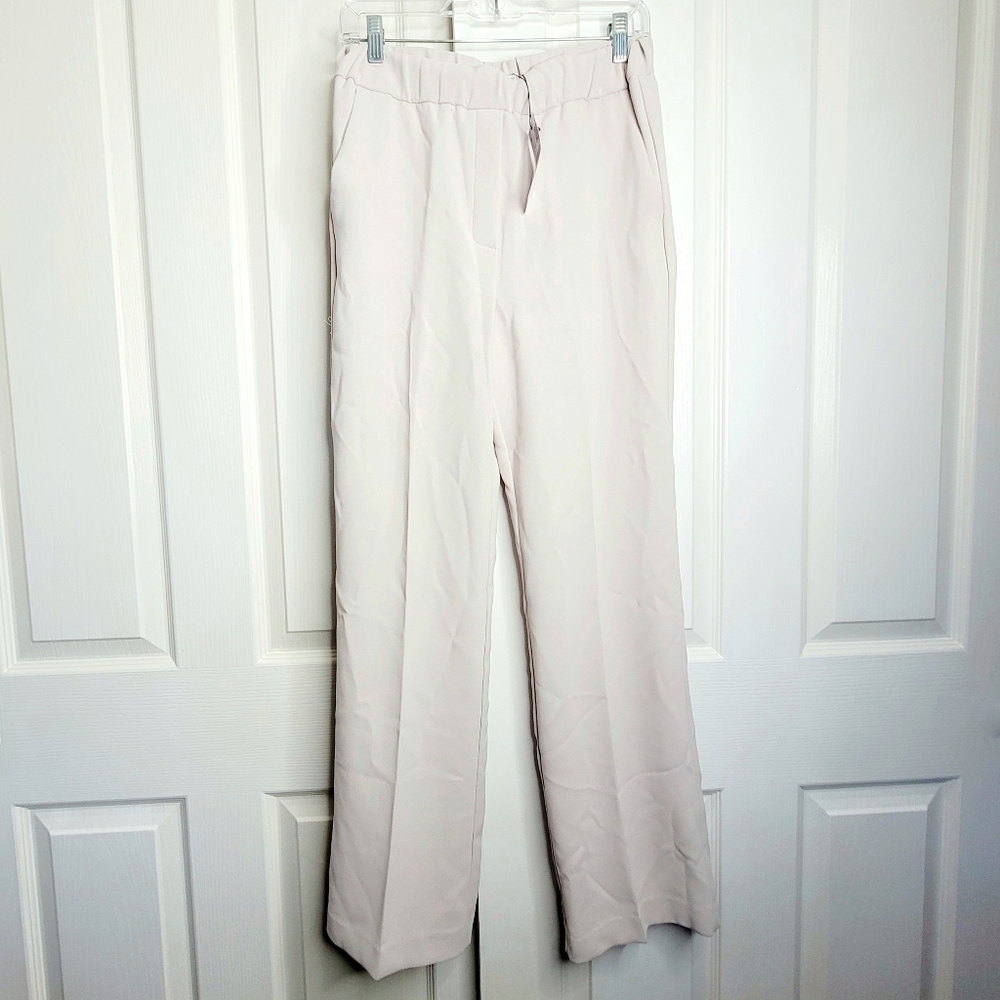 MANGO High Rise Pocket Dress Suit Pants